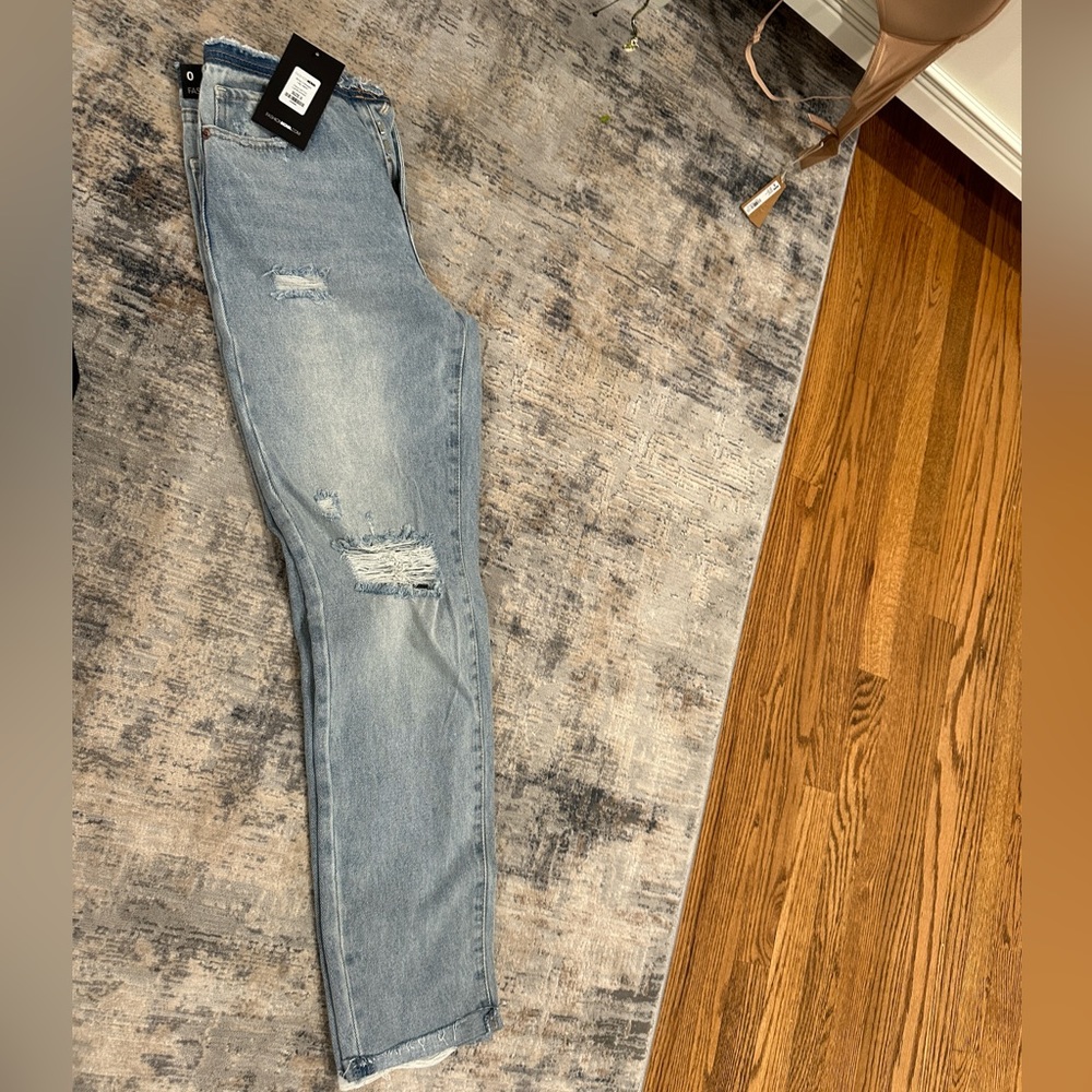 Fashion nova bring it straight leg jeans